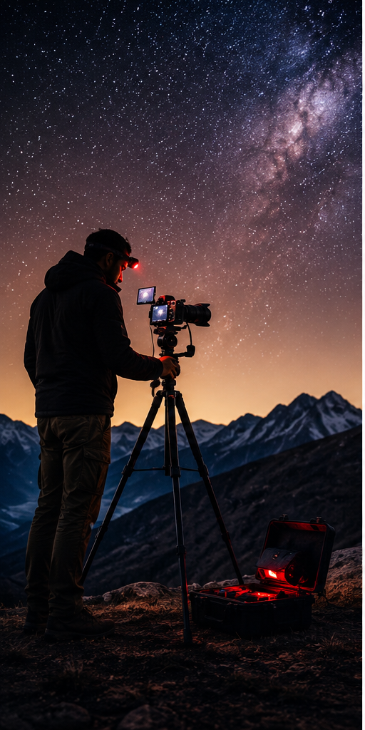Night session in the field